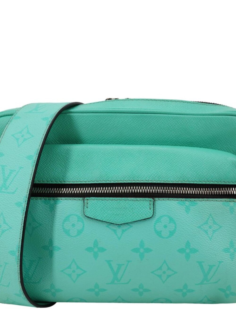 Louis Vuitton Outdoor Taiga Monogram Messenger Bag Miami Green